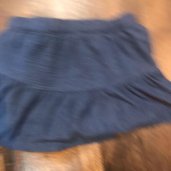 Cat & Jack Blue Denim Ruffle Skort Small - Picture 5 of 6